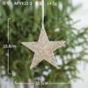Decorações de Natal Guirlanda de Natal Arranjo de Cena Suprimentos Estrela Pendurar Porta Loja Pendente Ornamento Decoração Pendurada