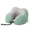 Almohada en Forma de U Espuma Viscoelástica Almohada para el Cuello Venta al por Mayor Portátil Hogar Viaje Almohada Cervical Almohada para Siesta en la Oficina Protección del Cuello Almohada en Forma de U