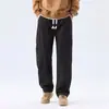 Mk8829 Calças de Caminhada ao Ar Livre Novas para Primavera e Outono Calças Retas Largas Casuais Estilo High Street Americano Jovem