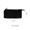 Estilo Minimalista sin Estampar Gasa Transparente Estuche para Lápices Estilo Japonés Simple ins Gran Capacidad Bolsa de Papelería para Exámenes Estudiante para Hombres y Mujeres