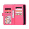 Adecuado para Samsung Note10 Bolsa de Cremallera con Brillo de Moda Nueve Tarjetas Funda para Teléfono Móvil Cordón Soporte Funda de Cuero Note10Plus