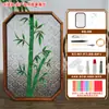 Material DIY Pintura Esmaltada Filigrana Hecha a Mano Bandeja de Té de Cristal de Nogal y Loto Posavasos Tradicional Antiguo de Carpas
