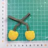 26 nuevos accesorios para el cabello de tela multicolor de cereza dulce, accesorios DIY para ropa, sombreros, zapatos, calcetines y accesorios de prendas