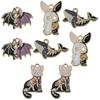 El Aceite que Gotea de Aleación Más Vendido de Amazon Serie Animales de Halloween Colgante Colgante Pulsera DIY Collar Accesorios de Joyería