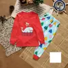 Ropa Nueva de Manga Larga para Niñas y Bebés Oruga Colorida de Dibujos Animados Conjunto de Ropa para el Hogar Pijama K240