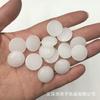 Presilha de cabelo com patch de anel redondo de 18mm, cocar, cristal de imitação de vidro, ágata, anel de vidro, material para joias DIY, acessórios