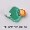 Parche Lindo Dibujo Animado Creativo Hecho a Mano DIY Pegamento de Crema Funda para Teléfono Accesorios para Pinzas de Cabello Partes de Resina Materiales Venta al por Mayor