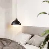 Lámpara de araña pequeña moderna creativa para mesita de noche de dormitorio principal, diseñador, piedra de cueva negra, dormitorio, comedor, ventanal, pasillo, lámpara colgante de bar