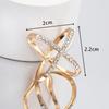 Hebilla de Bufanda de Seda Tridimensional Simple, Estilo Coreano, Incrustada de Diamantes, Hebilla de Bufanda Multifuncional de Perlas, Hebilla de Chal de Moda de Tres Anillos