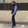Chaqueta de Marca Moderna de Primavera y Otoño con Mangas de Cuero Americano Empalmadas Chaqueta de Béisbol para Hombres y Mujeres Chaqueta de Lana de Alto Gama con Bordado de Color Contrastante