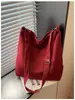 Bolsa de lona de gran capacidad para mujer, nueva moda 2026, bolsa tote versátil estilo japonés, bolsa cruzada para estudiantes