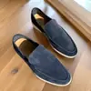 Novos Sapatos Masculinos Outono 2026 Versátil Casual 40-48 Tamanho Grande Sapatos Masculinos Planos Modelo de Comércio Exterior Mocassins de Camurça