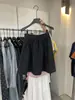 Saia Feminina Casual Versátil Estilo Coreano Elástica de Cintura Alta Cor Sólida Elegante Emagrecedora e Rejuvenescedora Nova Primavera e Verão 2026