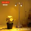 [Transfronterizo] Mesa de Comedor para Puesto con Luz Recargable de Ambiente, Lámpara de Mesa de Bar, Foco, Lámpara de Mesa, Luz de Ambiente, Luz Nocturna para Exterior de Restaurante