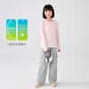 Camiseta Base de Lyocell para Niñas Top Holgado de Dos Piezas Falsas para Primavera y Verano Camiseta de Manga Larga para Niños Grandes de Primavera y Otoño