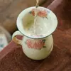 Juego de Coladores de Té de Cerámica Jintang Fuhua para Uso Doméstico, Infusor de Té, Filtro de Té, Utensilios de Té, Colador de Té, Filtro para Preparar Té
