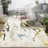 Nueva alfombra de suelo de terciopelo de cristal con diseño floral chino, resistente a la suciedad, resistente al desgaste, fácil de mantener, adecuada para la sala de estar y el área de la mesa de centro, directo del fabricante