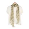 Bufanda Larga Floral Pequeña Estilo Nuevo Francés para Mujer Primavera y Verano Ligera Bufanda Qiaoqi Decoración de Cinturón Bufanda Exterior Casual