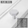 Mueble de Armario con Cajón de Mesita de Noche Minimalista Moderno Puerta de Gabinete Manija Redonda de un Solo Agujero Aleación de Aluminio Espacial Manija Pequeña