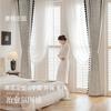 Cortinas Personalizadas Downton Abbey para Quarto, Novo Estilo de Alto Nível Estilo Francês Meio do Século Chenille Jacquard Tecido de Cortina para Sala de Estar