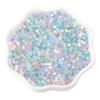 Cuentas de arroz de vidrio antiguo de seda de ojo de gato de 2,5 mm, cuentas sueltas hechas a mano, accesorios de cuentas para pulsera y collar