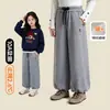Tutu Elefantinho Roupas Infantis Calças de Lã para Meninas 2026 Outono/Inverno Novo Estilo Calças de Moletom Joggers Infantis Calças Compridas
