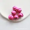 Pintura al horno color caramelo campana redonda de 17 mm accesorios para joyería DIY goo Ka collar para mascotas llavero colgante campana pequeña