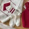 Calcetines Rojos del Año Zodiacal para Mujer, Otoño e Invierno, Espesos, Cálidos, Rellenos, de Caña Media, Caja de Regalo de Navidad, Calcetines para Dormir en Casa con Felpa