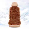 Nova almofada de assento de carro para cabelo curto inverno pelúcia curta quente estampa de leopardo popular online cintura fina deusa conjunto completo para carro 7 peças