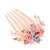 Pente de Liga com Diamantes pente de cabelo novo estilo acessórios de cabelo pente de cinco dentes estilo coreano presilha de cabelo versátil rabo de cavalo garfo de cabelo atacado