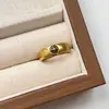 Anillo de Cruz Original Dorado Antiguo para Mujer, Diseño de Nicho con Sensación de Alta Gama, Estilo Punk, Anillo Abierto Ajustable para Apilar, Cobre
