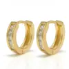 Brincos Europeus e Americanos Quadrados de Diamante Transfronteiriços, Presilhas de Orelha Elegantes Femininas de Venda Quente Transfronteiriça, Tarraxas de Orelha Masculinas com Diamantes Brilhantes, Joias Estilo Coreano Atacado