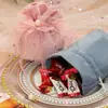 Bolsa de Dulces para Boda, Bolsa de Terciopelo de Lujo para Boda, Recuerdo de Boda, Caja de Dulces para Boda, Bolsa de Dulces de Compromiso Estilo Ins