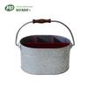 Cesta de Armazenamento de Cozinha de Mesa Portátil com Quatro Compartimentos Cesta de Ferramentas de Ferro Galvanizado para Facas, Garfos e Hashis Cesta de Armazenamento de Ferro