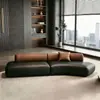 Sofá curvo para oficina, vestíbulo de hotel, recepción, juego de sofás de forma especial para descanso, reuniones de invitados y salón de belleza
