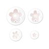 4 Piezas Flor de Cinco Pétalos Molde de Resorte Molde Artificial para Repostería Herramienta Creativa para Hornear Fácil de Desmoldar Plástico Ecológico Promoción