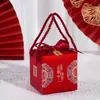 Caja de Dulces Cuadrada Esmerilada para Boda China Boda Creativa Caja de Dulces Portátil Regalo de Retorno Luna Llena Caja de Papel al por Mayor