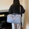 Nova bolsa de ginástica, bolsa de armazenamento de bagagem esportiva para yoga à prova d'água com compartimento separado para sapatos, bolsa transversal de grande capacidade para viagens curtas