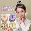 Gomas para el pelo versátiles para niñas de preescolar, accesorios para moños, cordones para el pelo, scrunchies para niños