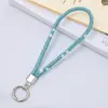 Lanyard de Lujo para Teléfono Llavero de Diamantes Completos Colgante Cadena para Bolso Accesorio DIY Correa de Muñeca Corta Anti-Pérdida