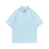 Polo holgado de marca de moda para padres e hijos, para hombres y mujeres, niños, Europa y América, comercio exterior de Amazon, solapa, manga corta, algodón puro.