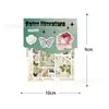 30 Peças de Adesivos de Poster Florais Artísticos Retrô para Caderno Suitcase Garrafa de Água DIY Atacado À Prova d'Água