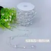 Cortina de Hilo de Cuentas Acrílicas Cortina de Hilo Camino de Boda Cadena de Cristal de Plomo Escena de Boda Decoración de Techo de Escenario Cortina de Puerta DIY Partición