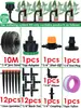 Sistema de Riego por Goteo de Ocho Agujeros para Bricolaje Kit de Riego por Goteo Herramienta de Riego para Jardín y Patio Riego Automático para Flores