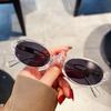 Gafas de Sol Y2K Retro Ovaladas de Marco Pequeño Europeas y Americanas para Mujer de Alto Sentido Protección UV Populares en Internet Gafas de Sol para Mujer para Fotos Callejeras