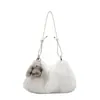 Bolso de Peluche de Alta Textura para Mujer 2026 Otoño/Invierno Nuevo Retro Bolso de Hombro Único Bolso Tote Esponjoso de Gran Capacidad