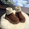 Zapatos de algodón gruesos para adelgazar de otoño e invierno, botas de nieve nuevas, zapatos pequeños de mujer estilo coreano 2026, botines, botas de algodón, retro con forro de felpa y bordes plegables