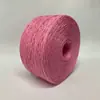 Fsc En Stock Cuerda de Papel de 1-1.5mm Cuero de Vaca Coloreada Cuerda de Empaque de una Sola y Doble Hilo Etiqueta para Tejido de Cajas de Regalo Material Auxiliar para Tejido