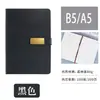 Cuaderno A5 con Puntada de Sarga y Hebilla, Cuaderno de Alta Gama con Hebilla, Cuaderno en Caja de Regalo, Diario para Estudiantes