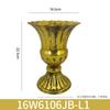 Dourado ferro flor Ware hotel banquete restaurante sala de estar decoração casa flor urna vaso arranjo flor utensílios atacado